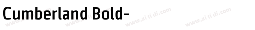 Cumberland Bold字体转换